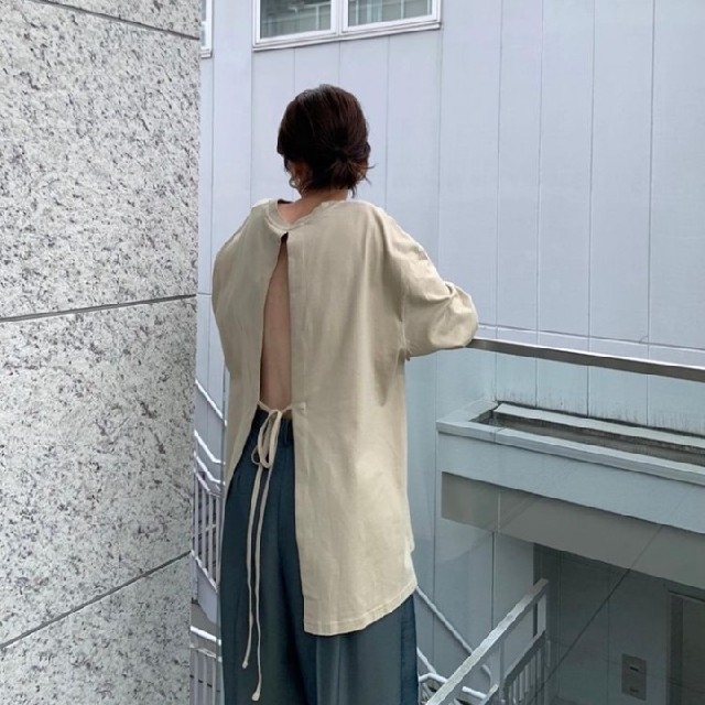 トップス【新品】CLANE クラネ /BUCK SLIT LS TOPS