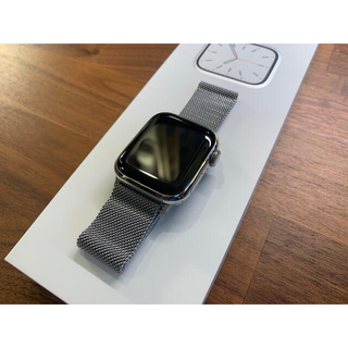 アップルウォッチ(Apple Watch)のApple Watch Series7 シルバーステンレス 41mm(腕時計(デジタル))
