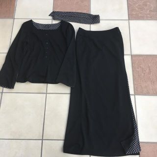 【美品】インゲボルグ とても上品なセットアップ ブラウス フレアスカート