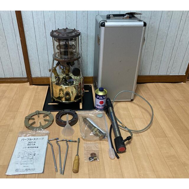 買得 武井バーナー501Aセット+自作ケース等おまけ付き ストーブ