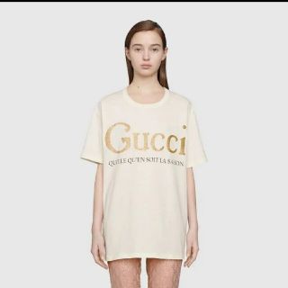 タイムセール♡新品♡試着のみ♡GUCCI♡ロゴTシャツ♡ラメ♡