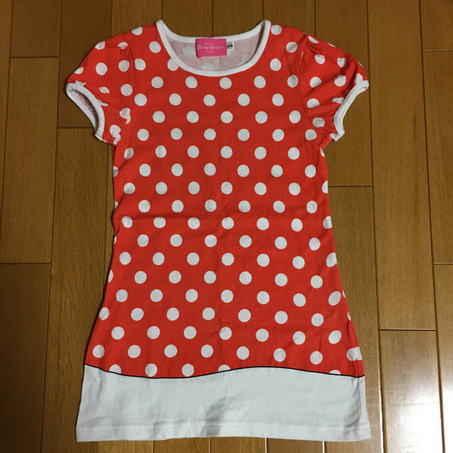 Disney(ディズニー)のミニーマウス Tシャツ ワンピース 120 キッズ/ベビー/マタニティのキッズ服女の子用(90cm~)(ワンピース)の商品写真