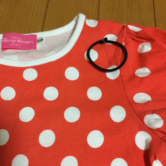 Disney(ディズニー)のミニーマウス Tシャツ ワンピース 120 キッズ/ベビー/マタニティのキッズ服女の子用(90cm~)(ワンピース)の商品写真