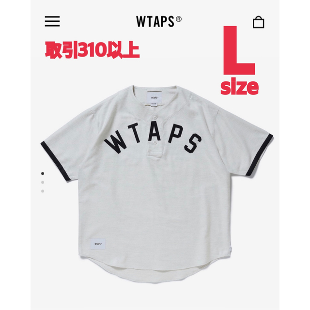 WTAPS 22SS LEAGUE LS GRAY グレー L ベースボール