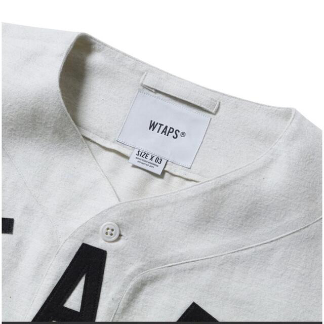 W)taps - WTAPS 2022SS LEAGUE SS WHITE Lサイズの通販 by でぶちゃん ...