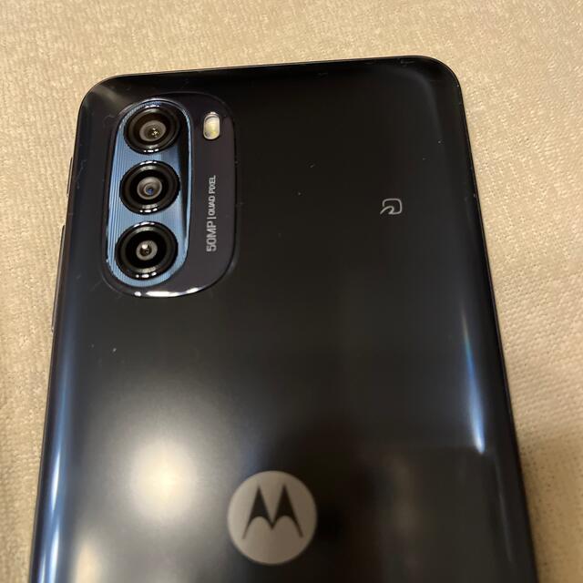 Motorola(モトローラ)のMOTOROLA MOTO G52j 5G 中古　インクブラック スマホ/家電/カメラのスマートフォン/携帯電話(スマートフォン本体)の商品写真