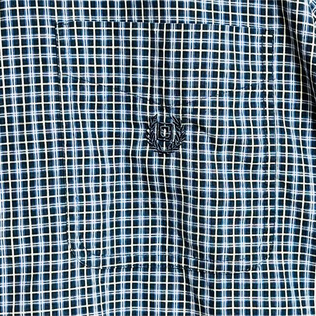 CHAPS(チャップス)のUS古着 90s CHAPS チェックシャツ 半袖 オーバーサイズ  サイズXL メンズのトップス(シャツ)の商品写真