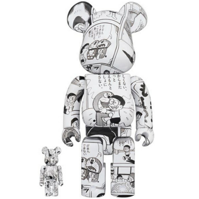 BE@RBRICK(ベアブリック)の新品未開封BE@RBRICK ドラえもん コミック Ver 100％&400％ エンタメ/ホビーのおもちゃ/ぬいぐるみ(キャラクターグッズ)の商品写真