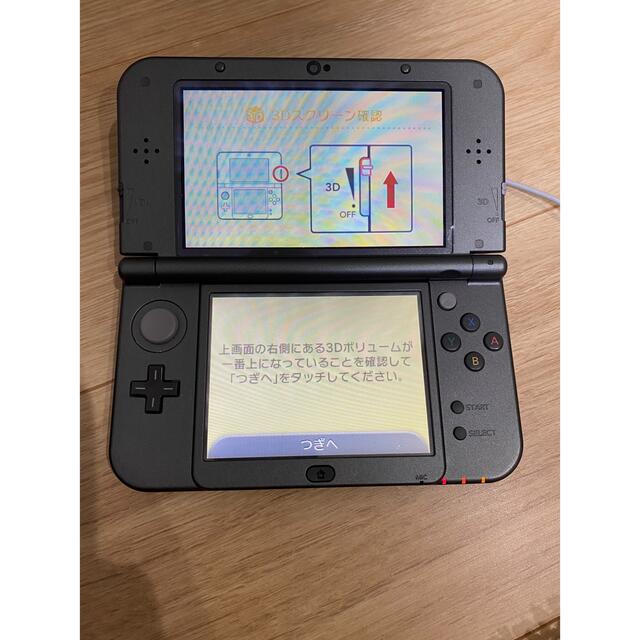 n e w ニンテンドー3DS L L メタリックブラックとA C アダプター