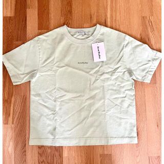 アクネ(ACNE)のAcne Studios ライムグリーン ロゴTシャツ M(Tシャツ(半袖/袖なし))