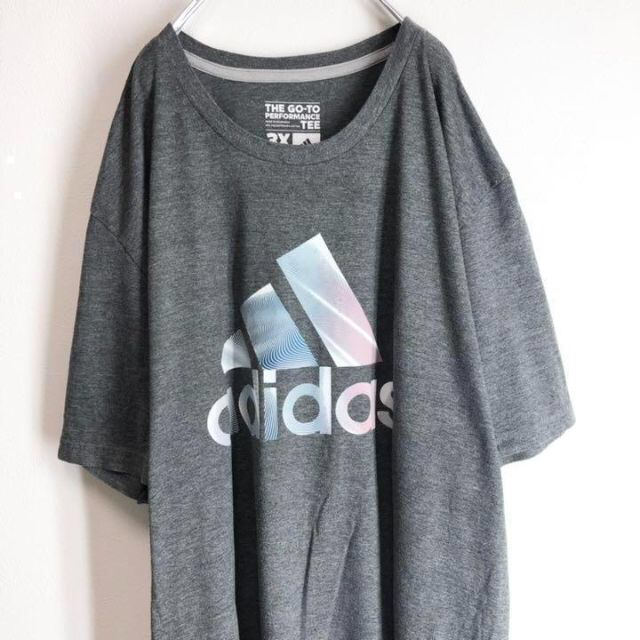 adidas(アディダス)の269.199 2着セット　adidas アディダス　BIGロゴ　半袖tシャツ メンズのトップス(Tシャツ/カットソー(半袖/袖なし))の商品写真