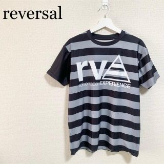 reversal リバーサル ラッシュガード メンズ M 半袖 黒 グレー の通販
