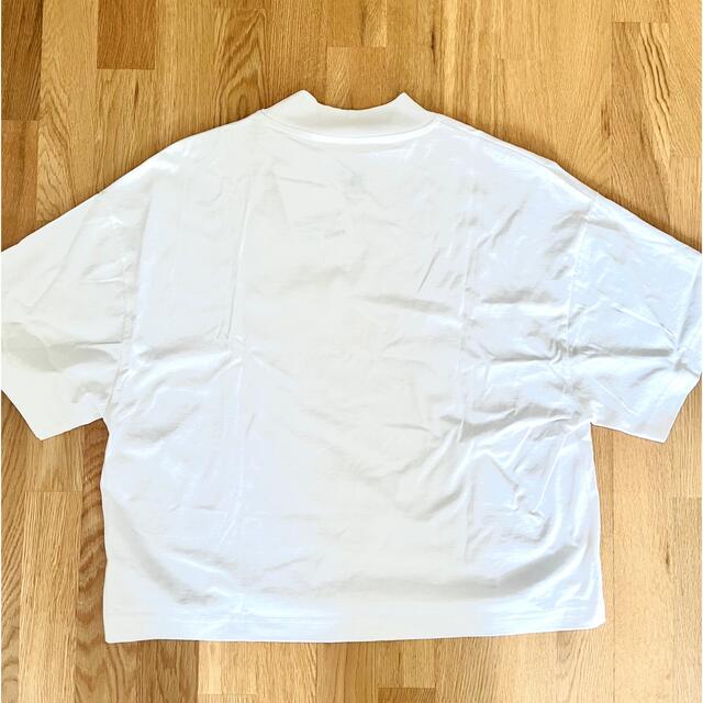 ACNE(アクネ)のAcne Studios クロップド ハイネックTシャツ ホワイト レディースのトップス(Tシャツ(半袖/袖なし))の商品写真