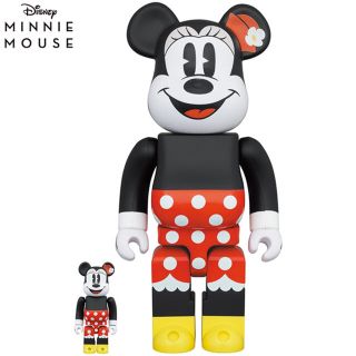 メディコムトイ(MEDICOM TOY)のBE@RBRICK MINNIE MOUSE 100％ & 400％(その他)