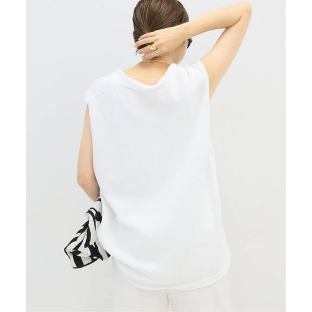 タグ付 新品 Plage Italian Yarn ベスト ホワイト 白 | dsmont.com
