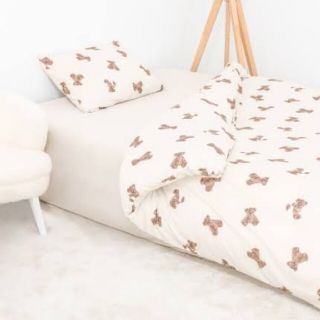 ジェラートピケ(gelato pique)の新品 ジェラートピケ sleep ベアモチーフ２点SET セミダブル(シーツ/カバー)