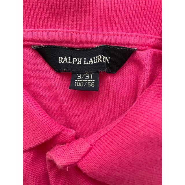 Ralph Lauren(ラルフローレン)の最終値下げ！ラルフローレン　ポロシャツワンピース キッズ/ベビー/マタニティのキッズ服女の子用(90cm~)(ワンピース)の商品写真