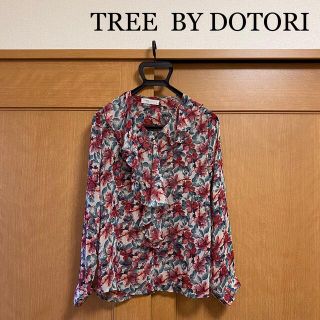 TREE BY DOTORI   花柄　フリル　長袖　ブラウス(シャツ/ブラウス(長袖/七分))