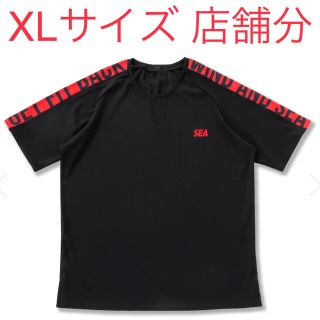 ウィンダンシー(WIND AND SEA)のWind And Sea ショルダーライン　Tシャツ　ブラック　XL(Tシャツ/カットソー(半袖/袖なし))