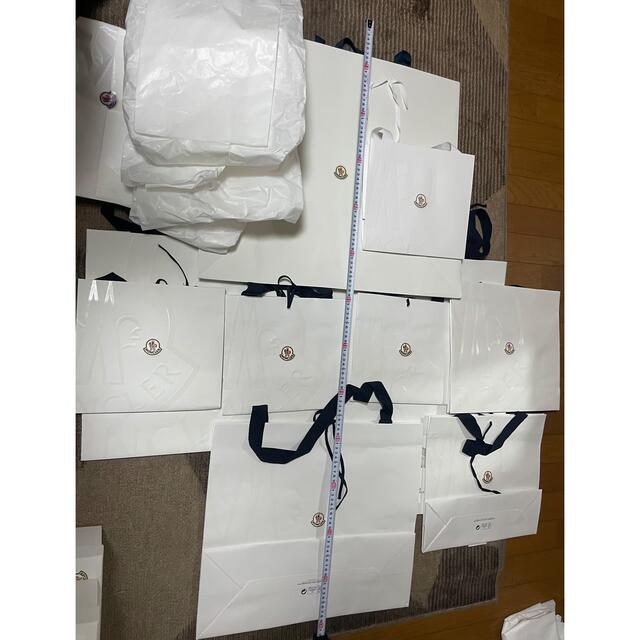 MONCLER(モンクレール)のモンクレール　モンクレ　ショップ袋　10枚セット　包装紙 レディースのバッグ(ショップ袋)の商品写真