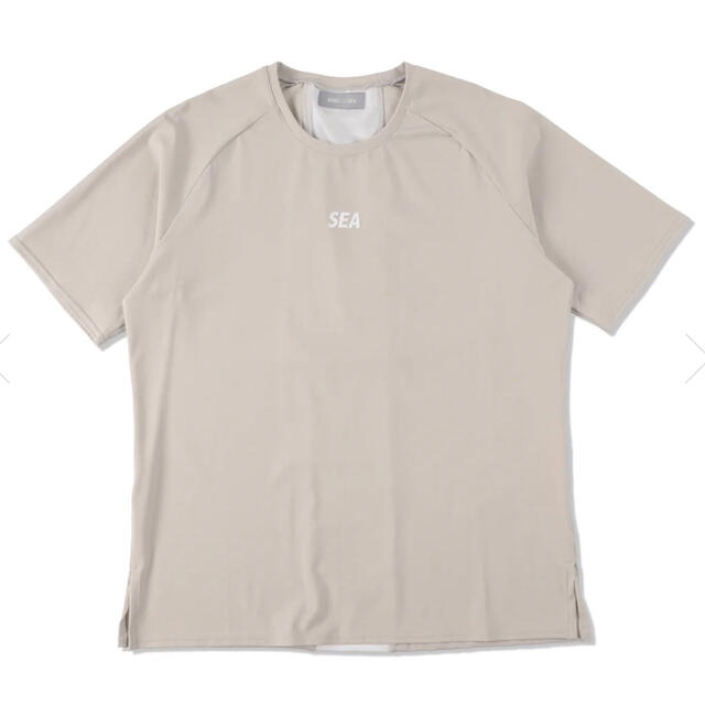 Wind And Sea バックライン Tシャツ　ベージュ　XL