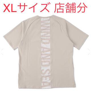 ウィンダンシー(WIND AND SEA)のWind And Sea バックライン Tシャツ　ベージュ　XL(Tシャツ/カットソー(半袖/袖なし))