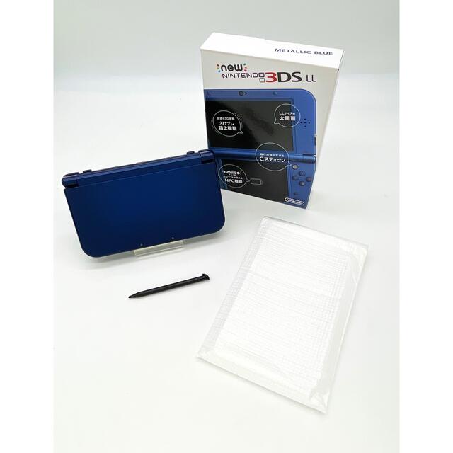 任天堂　Newニンテンドー3DS LL メタリックブルー【極美品】