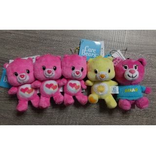 ケアベア(CareBears)の新品★ケアベア ANAP ぬいぐるみ 計5点セット(キャラクターグッズ)