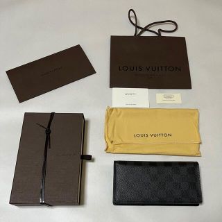 ルイヴィトン(LOUIS VUITTON)のセール正規品　ルイヴィトン 長財布　ポルトフォイユ・ブラザ　ダミエ・グラフィット(長財布)