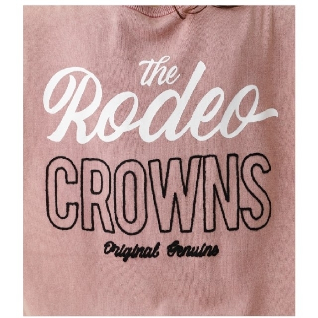 RODEO CROWNS WIDE BOWL(ロデオクラウンズワイドボウル)のRCWB ニットドッキングTシャツワンピース レディースのワンピース(ミニワンピース)の商品写真