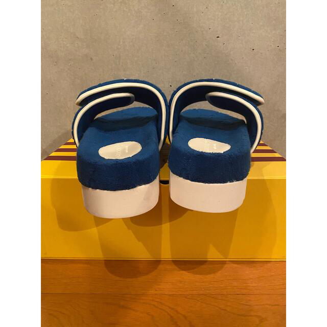 Gucci(グッチ)の【超希少】gucci × adidas GG サンダル ブルー メンズの靴/シューズ(サンダル)の商品写真
