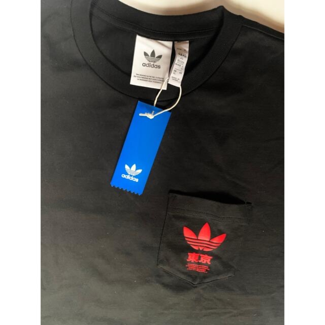 adidas(アディダス)のadidas 東京  Tシャツ 黒 ブラック　東京オリンピック メンズのトップス(Tシャツ/カットソー(半袖/袖なし))の商品写真
