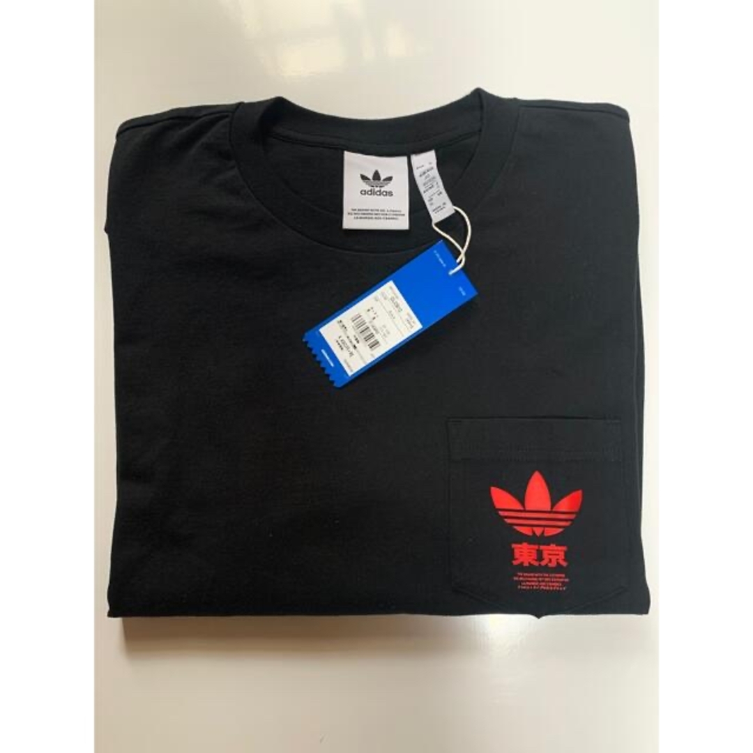 adidas(アディダス)のadidas 東京  Tシャツ 黒 ブラック　東京オリンピック メンズのトップス(Tシャツ/カットソー(半袖/袖なし))の商品写真