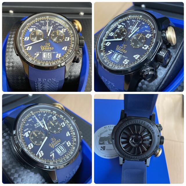 EDOX - クロノラリー ザウバーF1チーム 25周年リミテッド EDOX - クロノラリー ザウバーF1チーム 25周年リミテッド