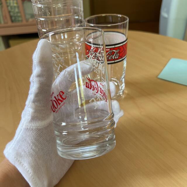コカ・コーラ - 昭和 レトロ ガラスコップ コカコーラ グラスの コカ・コーラ - 昭和 レトロ ガラスコップ コカコーラ グラスの