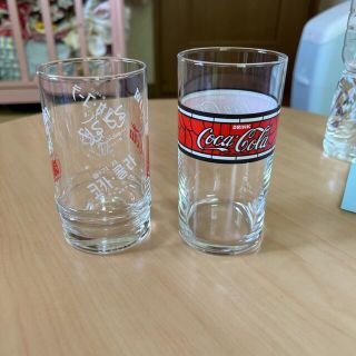 コカ・コーラ - 昭和 レトロ ガラスコップ コカコーラ グラスの コカ・コーラ - 昭和 レトロ ガラスコップ コカコーラ グラスの