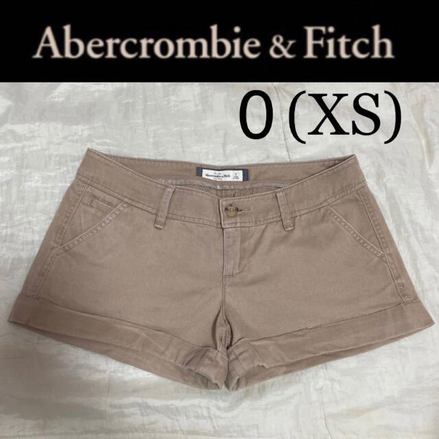 Abercrombie&Fitch(アバクロンビーアンドフィッチ)の美品☆アバクロンビー&フィッチショートパンツXSホリスターアメリカンイーグル レディースのパンツ(ショートパンツ)の商品写真