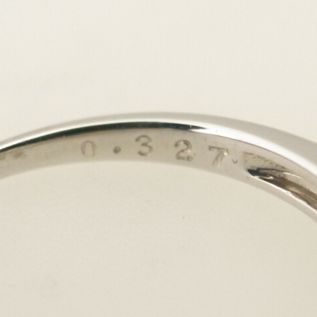 ダイヤモンドリング 指輪 11号 0.327ct 0.16ct PT900(プラチナ)
