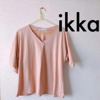 イッカ(ikka)のikka ❤︎ トップス　半袖　pink(Tシャツ(半袖/袖なし))