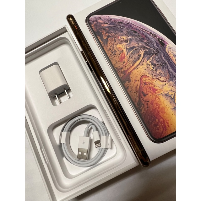 iPhoneXs Max Gold 256GB docomo 商品の状態 価格買取 スマホ/家電