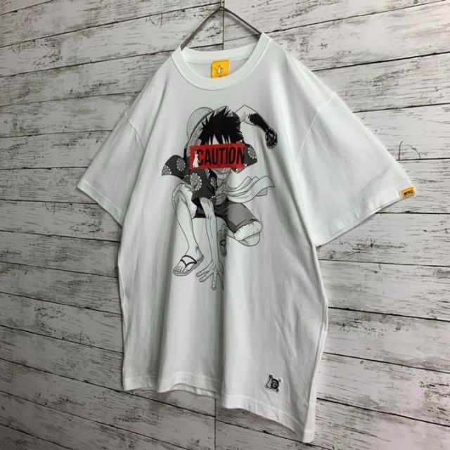 0696【限定コラボ】エフアールツー×ワンピース☆ルフィ Tシャツ 入手