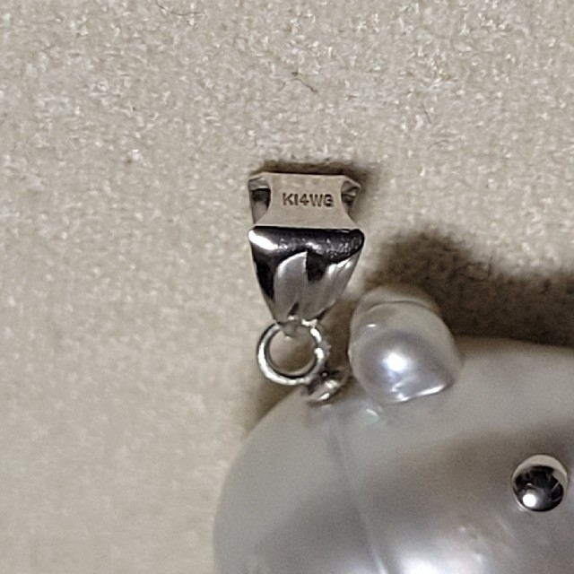 K14 WG 南洋白蝶 真珠 ペンダント トップ 12mm | elearning