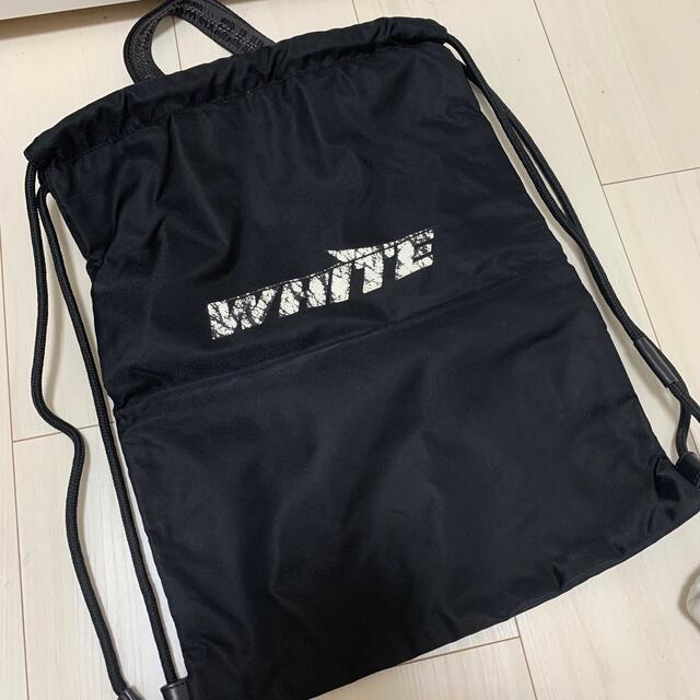 【美品】off-white リュックオフホワイト