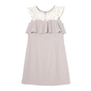 ジルバイジルスチュアート(JILL by JILLSTUART)の【JIlL by JILLSTUART】ラッフルレースドレス(ミニワンピース)