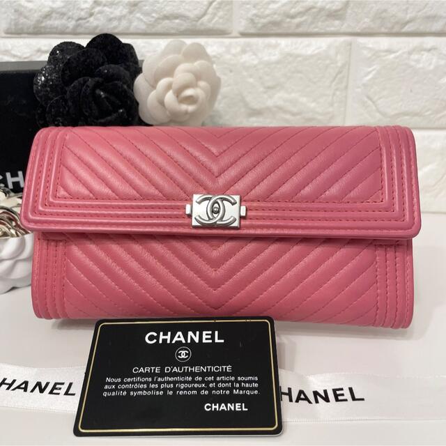 CHANEL - CHANEL✨シャネル✨長財布✨ボーイシャネル✨フラップ