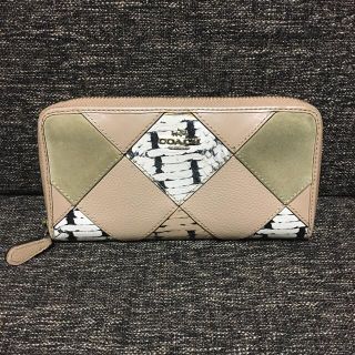 コーチ(COACH)のCOACH 長財布 パッチワーク(財布)