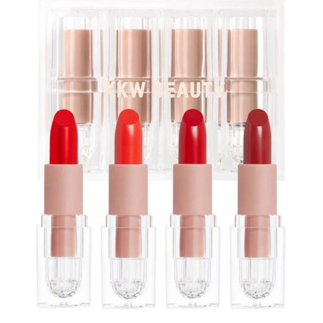 KKW BEAUTY BEST OF REDS リップスティック　 4本セット