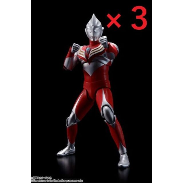 SHF 真骨彫製法 ウルトラマンティガ パワータイプ ×３