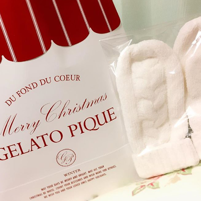 gelato pique(ジェラートピケ)の♡Xmasノベルティ♡ジェラピケのミトン レディースのファッション小物(手袋)の商品写真