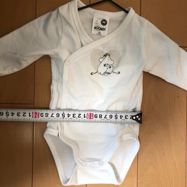 MOOMIN(ムーミン)のベイビーボックス　ムーミンreima サイズ50 キッズ/ベビー/マタニティのベビー服(~85cm)(ロンパース)の商品写真